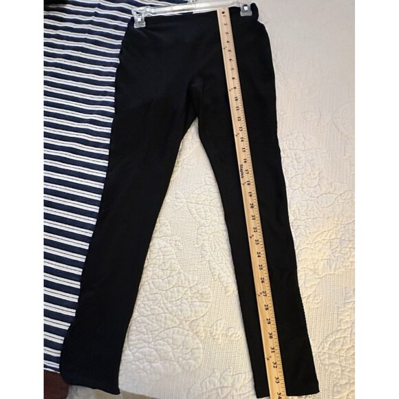NWOT Central Park Sport Black Full Length Active Leggings Women's Small S Mesh - Picture 10 of 12